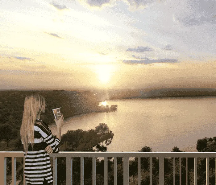 Lake View Balcony
