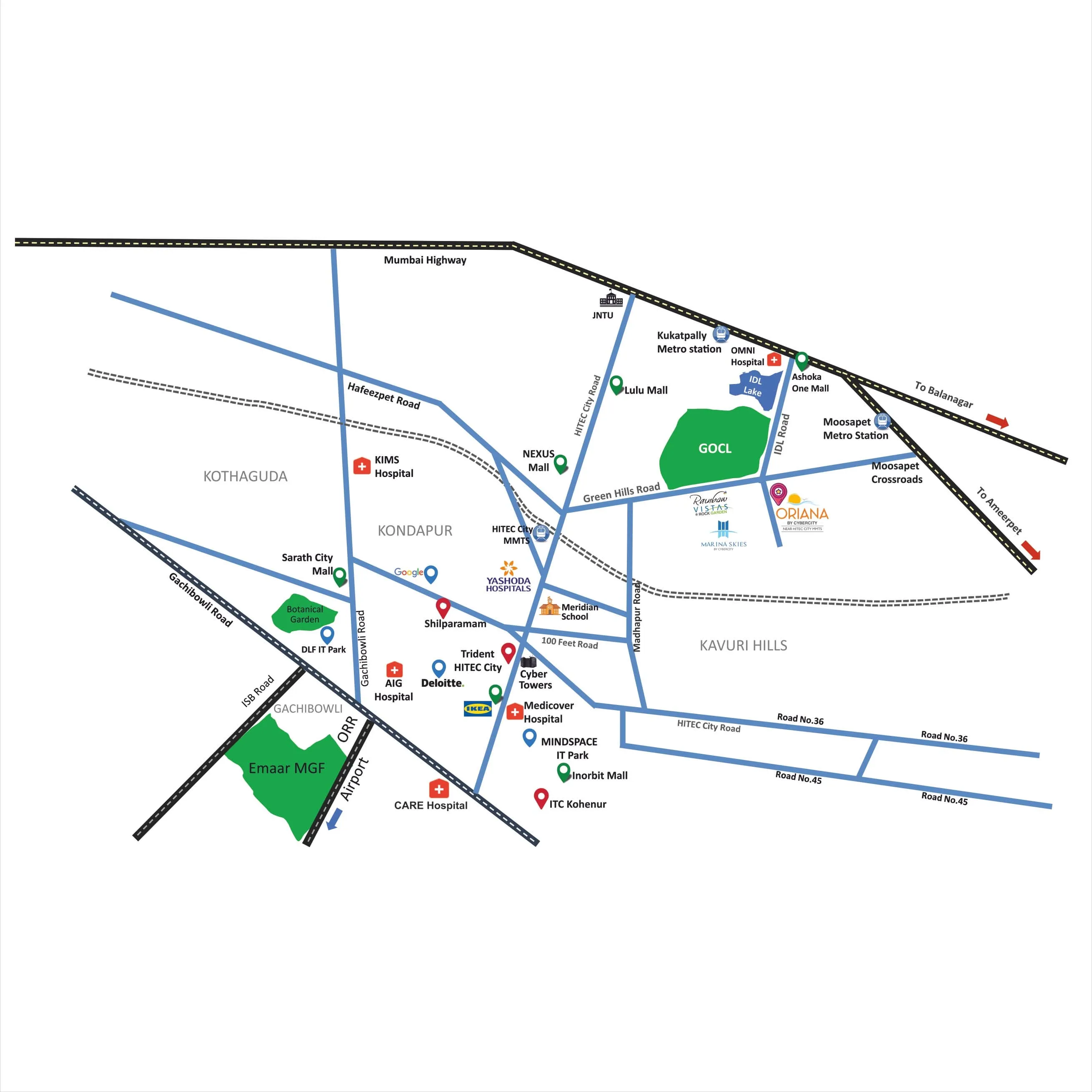  Route Map Cybercity Oriana