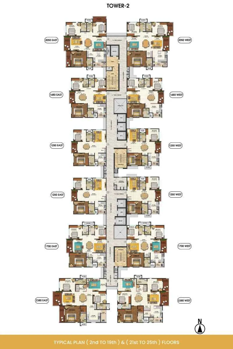 Tower 2 Floor Plan - Biggest Tower